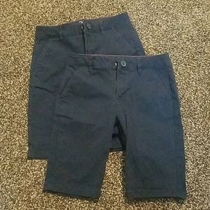 GapKids navy girls uniform shorts (2 pair), size 8